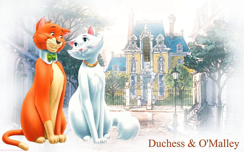 The Aristocats Duchess and OMalley HD wallpaper