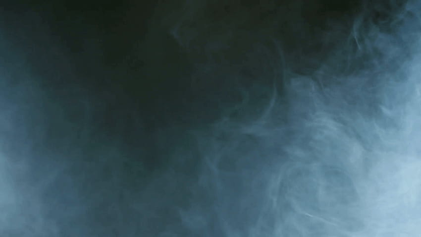 검은 배경에 파란색 연기입니다. 담배 연기. 연기 효과. 안개, 푸른 연기 배경 HD 월페이퍼