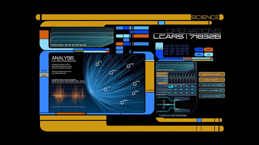 LCARS Подгалерия от: TorinoGT, Star Trek lcars HD тапет