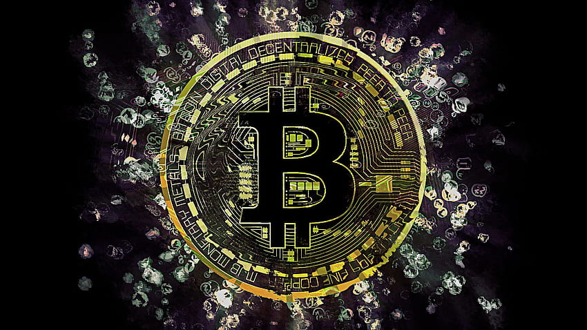 Bitcoin, criptovaluta, valuta, denaro /, bitcoin denaro art Sfondo HD