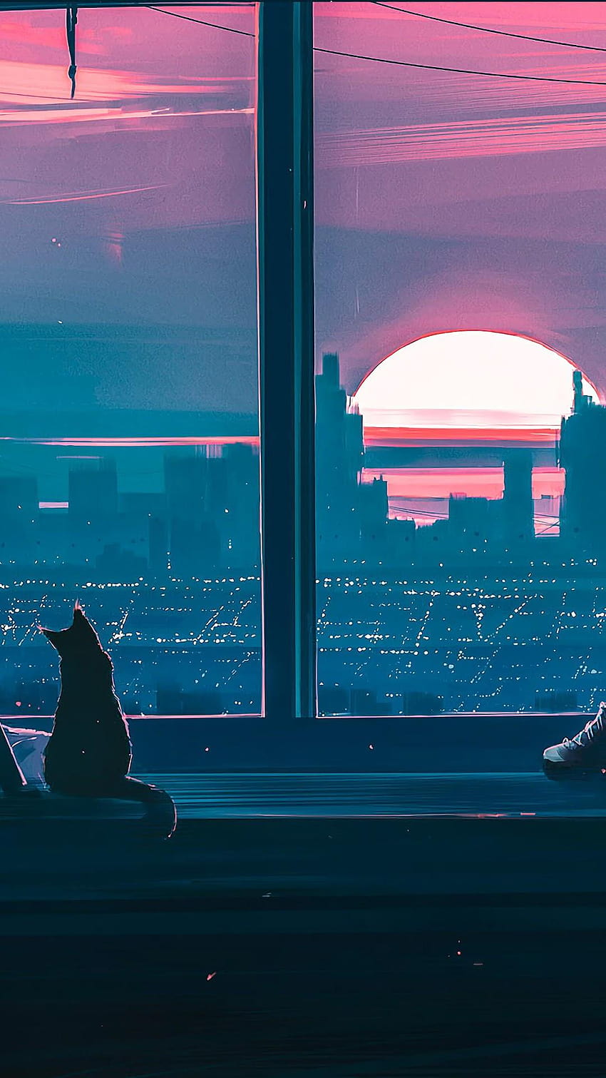 200+] Anime Cat Wallpapers | Wallpapers.com