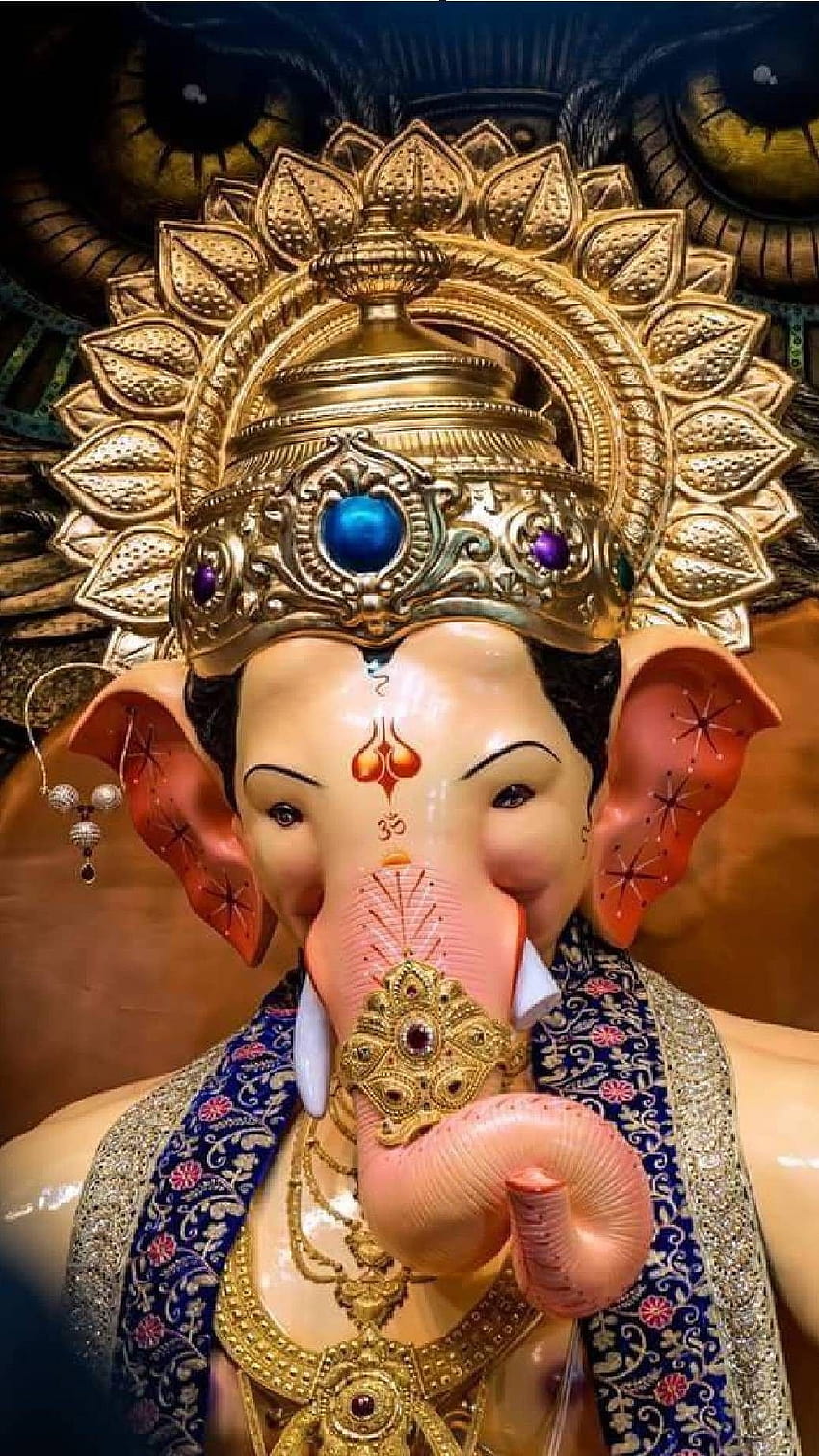 Ganesh of the 2020 Lalbaug Cha Raja, lalbag Tapeta na telefon HD