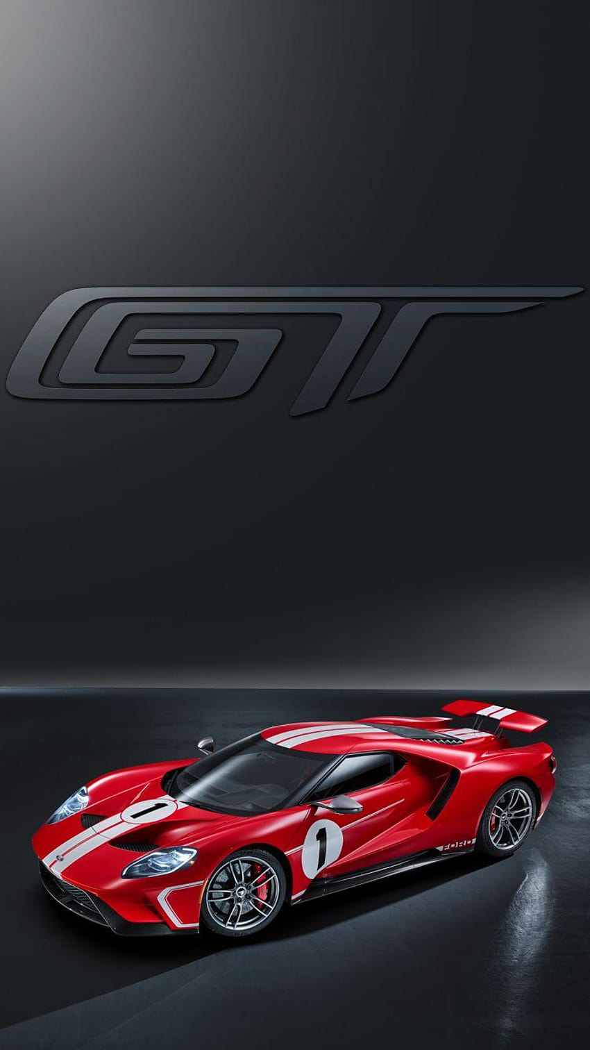 Universal Phone / Backgrounds Red Ford GT Super Car Iphone HD phone wallpaper