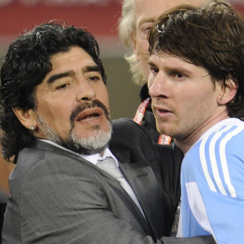 Lionel Messi pays tribute to 'eternal' Diego Maradona after Argentina legend's death HD phone wallpaper