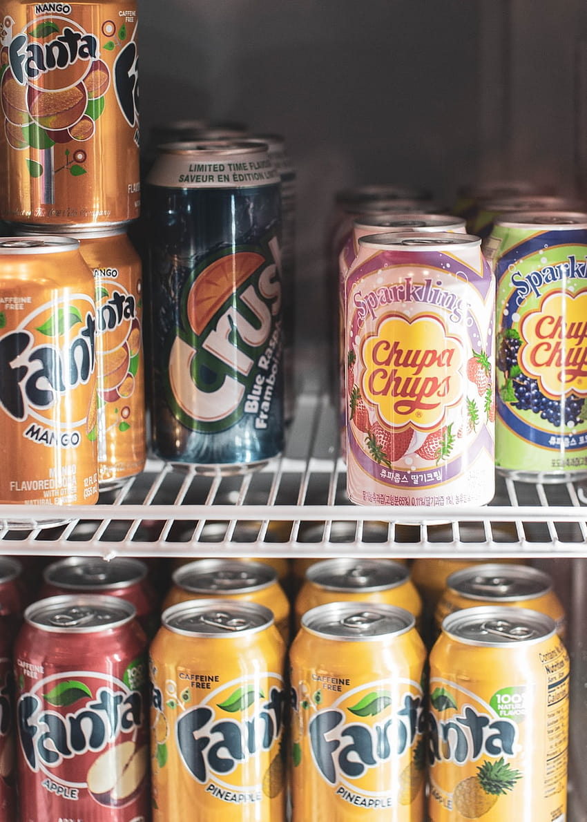 fanta orange soda can lot – Beverage, fanta soda HD phone wallpaper