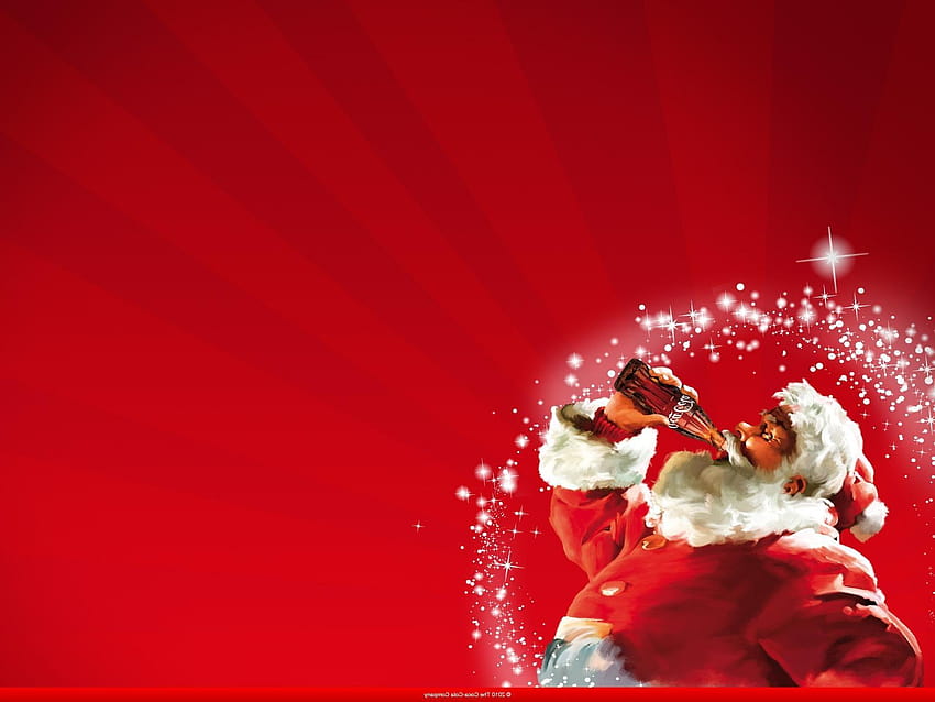Cocacola tahun baru santa claus, natal coca cola Wallpaper HD