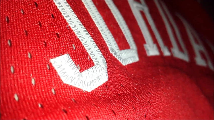 Michael Jordan Chicago Bulls Cursive Red Jersey Review, maillot michael jordan bulls Fond d'écran HD