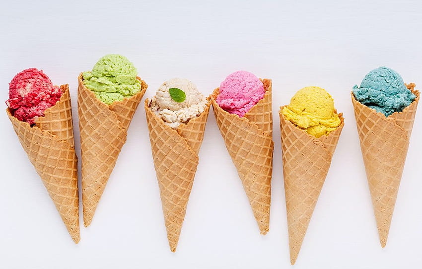 Сладолед Конус, сладолед HD тапет