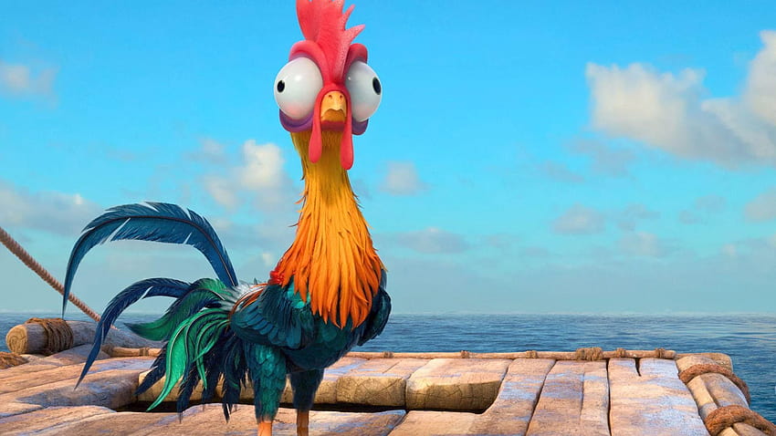 Heihei Moana Disney Película Pollo fondo de pantalla