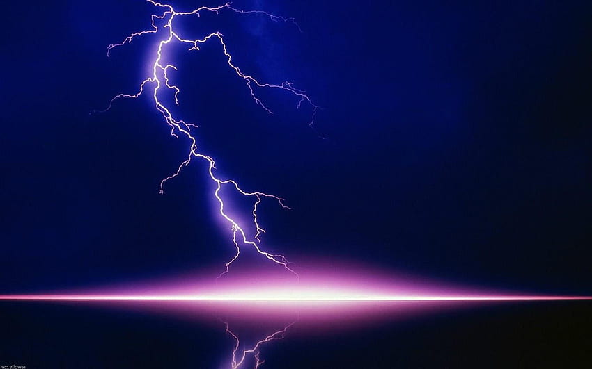 Гръмотевична буря за [2560x1600] за вашия мобилен телефон и таблет, розова светкавица HD тапет