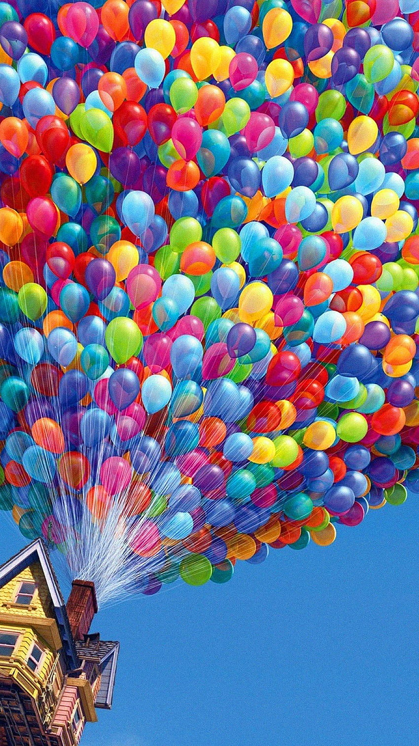 НАГОРЕ Movie Balloons House Gallery, красиви балони HD тапет за телефон