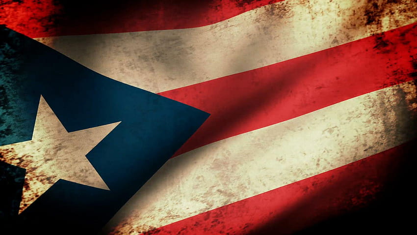 プエルトリコの旗の背景 高画質の壁紙