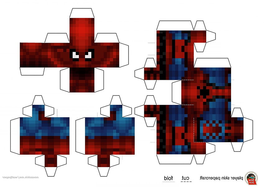 Criando uma Skin no Paper Minecraft 