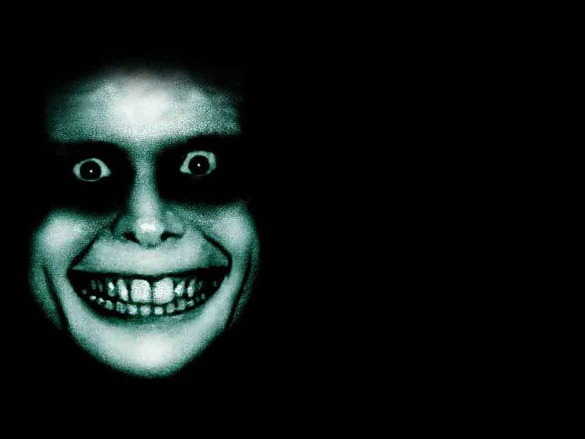black scary face anime HD wallpaper