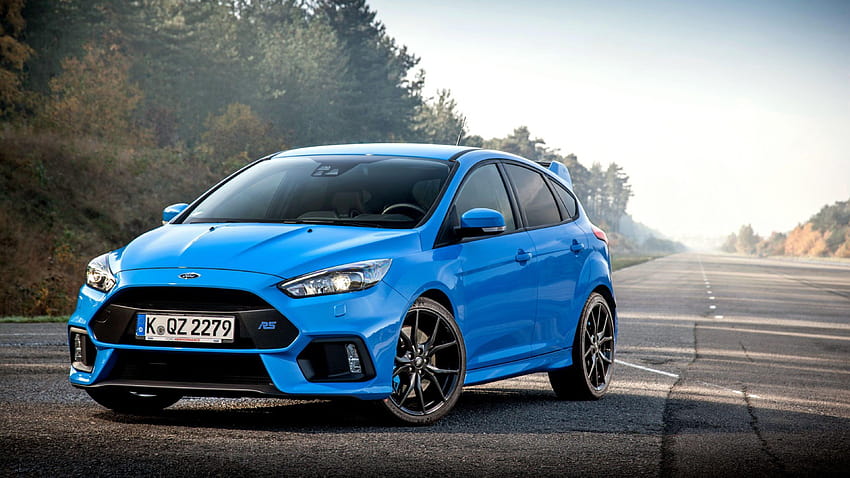 3840x2160 Ford, Focus, Rs, Blue, Side view, focus rs HD wallpaper