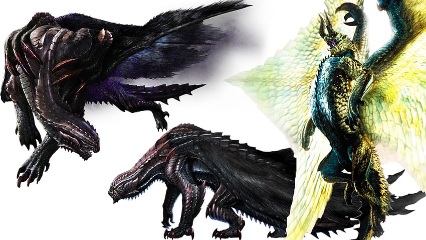While everyone here is complaining about Alatreon, I still want these bad boys to be added to MHW! : MonsterHunter HD wallpaper
