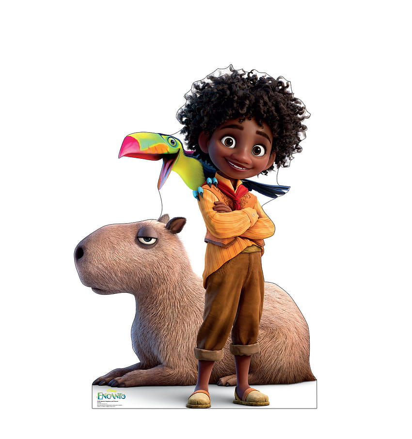 Grafica avanzata Disney Antonio Capybara e Toucan Cardboard Standup, antonio encanto Sfondo del telefono HD