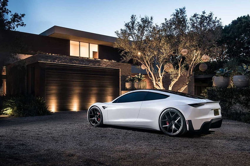 Heißer Tesla Roadster kommt nächstes Jahr, kein Preis mehr auf der Website, Tesla-Auto 2022 HD-Hintergrundbild