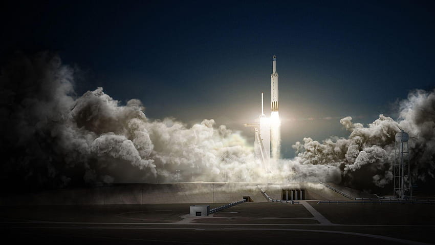 SpaceX , Technology, HQ SpaceX, falcon heavy HD wallpaper