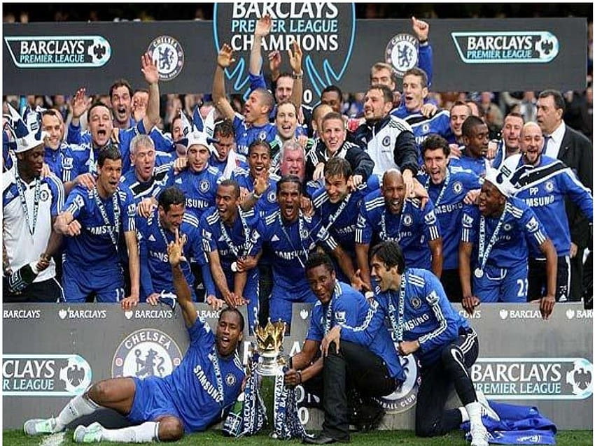 Chelsea Premier League Champions 2010, Челси шампионска лига HD тапет