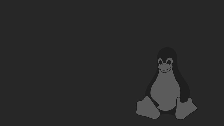 Tux, dark linux penguin HD wallpaper