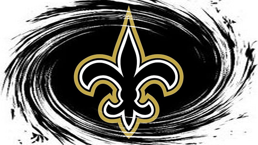 โลโก้ New Orleans Saints Black บน Jakpost.travel ทีม Saints nfl วอลล์เปเปอร์ HD