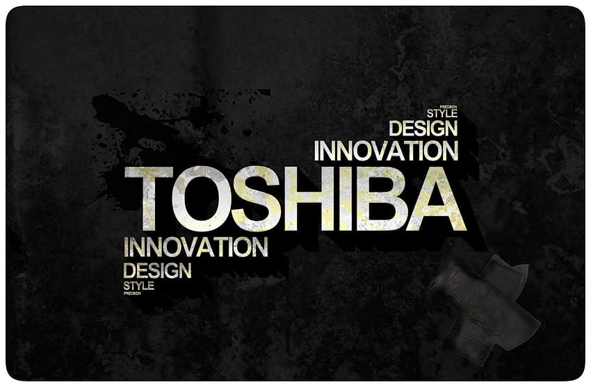 Logo Toshiby, logo Toshiby Tapeta HD