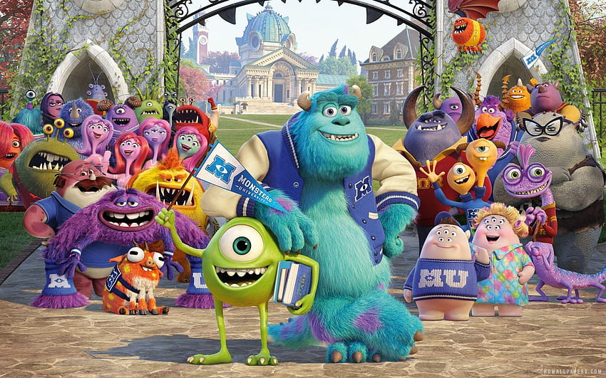 Monsters University Full and Backgrounds HD wallpaper
