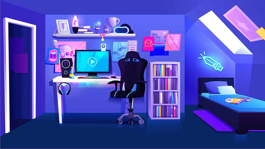 The Top 12 Gaming Chairs From TechniSport, purple and blue gaming aesthetic HD wallpaper