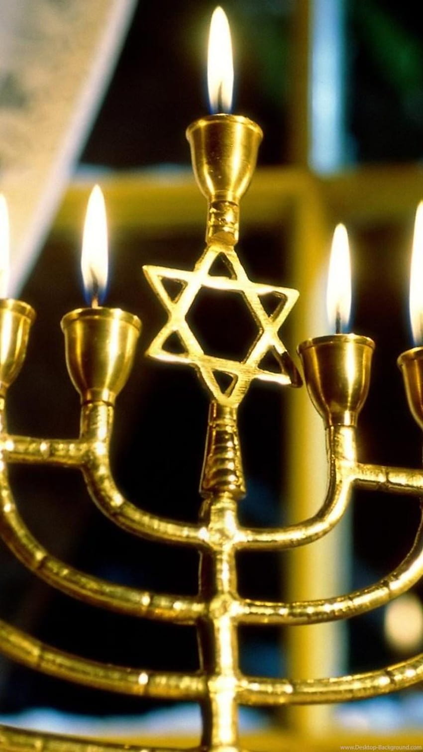 Hannukah Channukah Dradles Menorah Jewish Holiday HD phone wallpaper