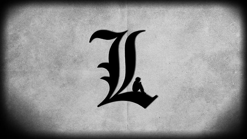 Death Note L Logo HD wallpaper