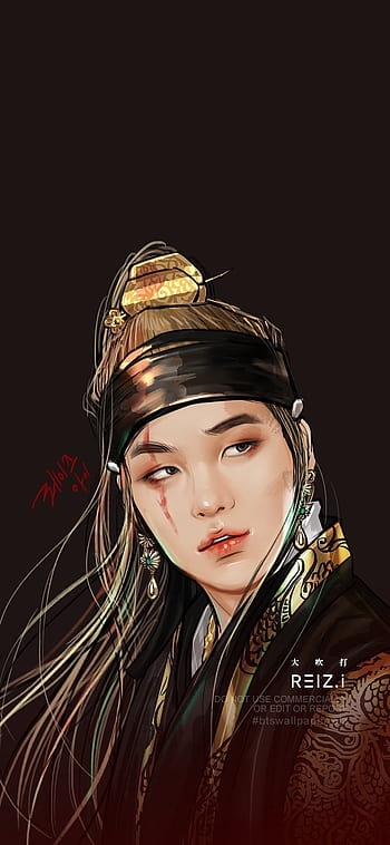 BTS Suga First Love - Jazzy Bear Arts - Drawings & Illustration, People &  Figures, Celebrity, Musicians - ArtPal