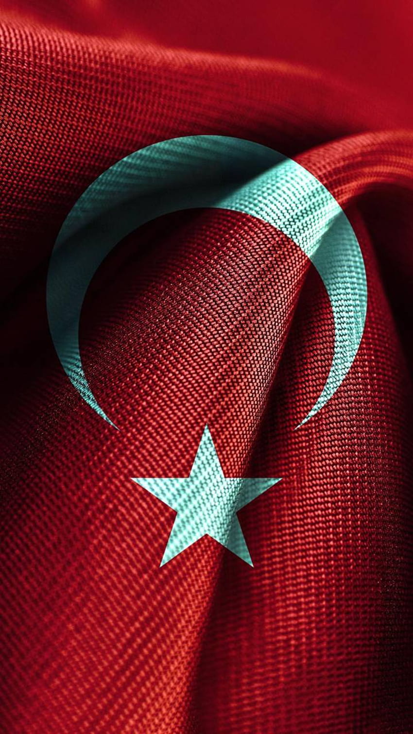 Flaga Turcji od CozyPac, iPhone z Turcji Tapeta na telefon HD