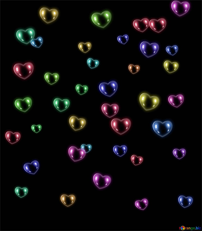 Glowing Heart colors HD wallpaper  Peakpx
