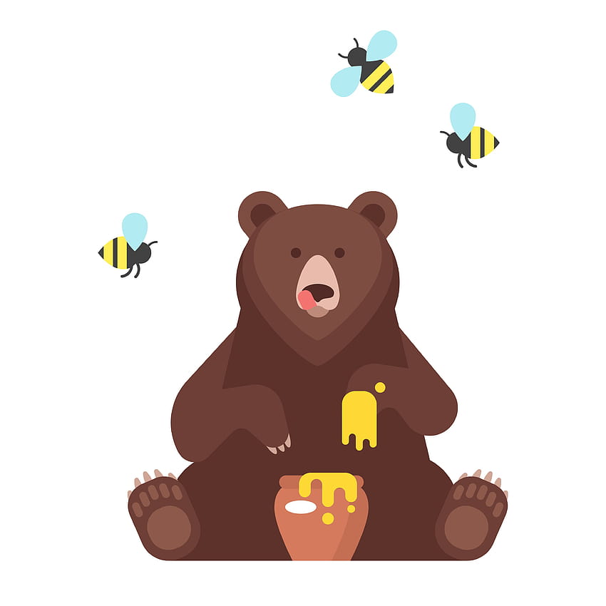 Honey cartoon bear HD wallpapers | Pxfuel