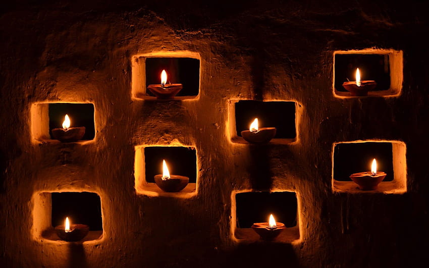 Diwali deepavali festival indiano papel de parede HD