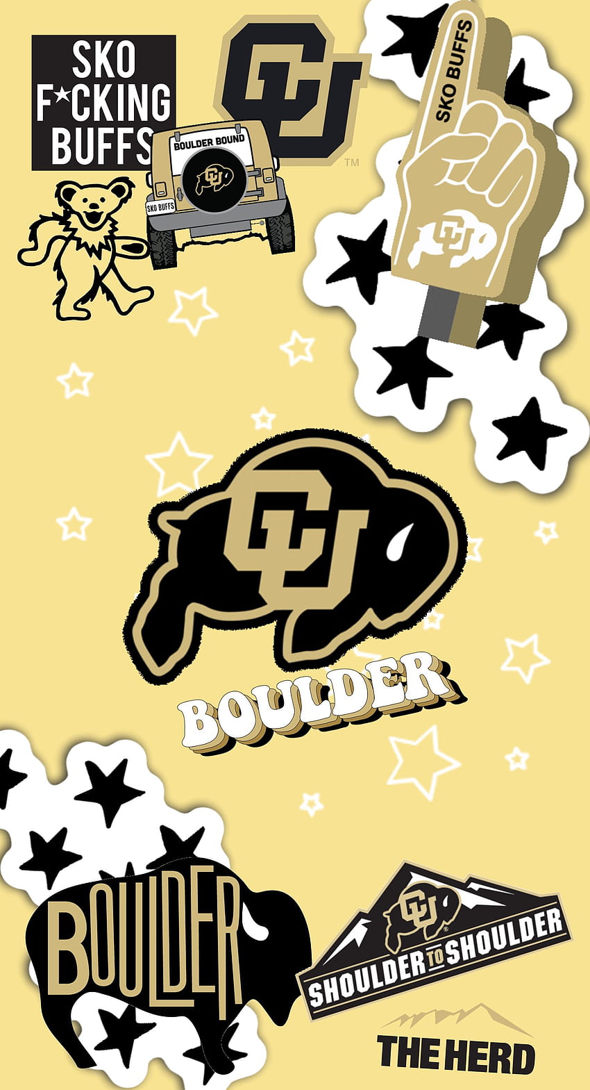 cu boulder iPhone ✰ ピンタレスト: annie1140o ✰, colorado buffaloes HD電話の壁紙
