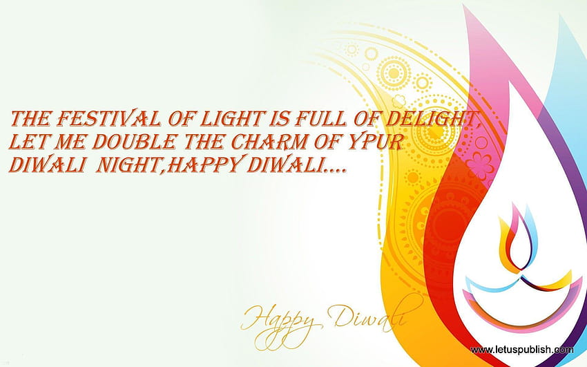 Happy Diwali with Sms & Quotes HD wallpaper