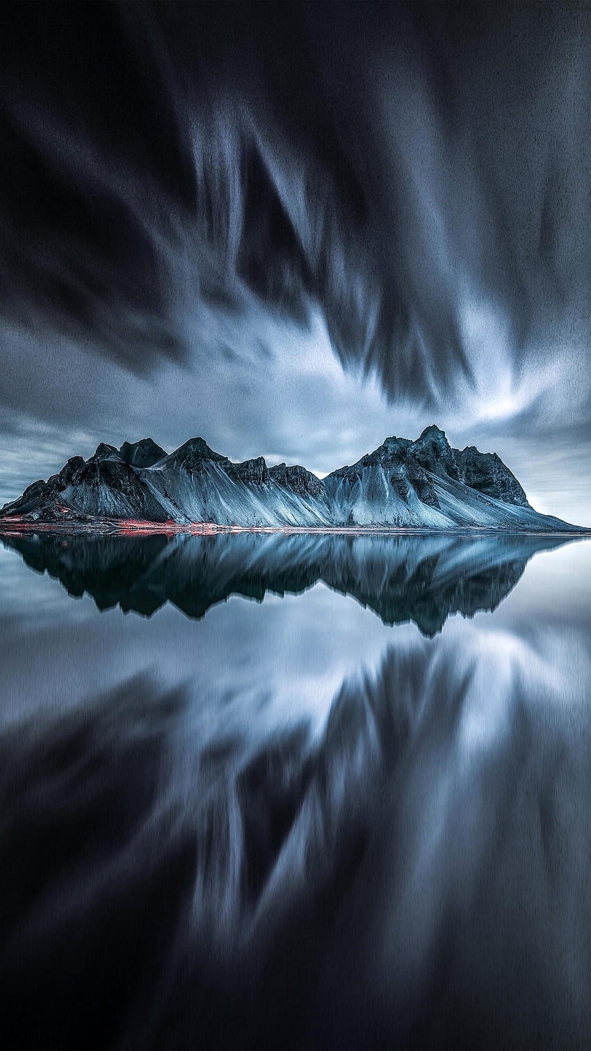 : Batman Mountain Iceland, q iphone wallpaper ponsel HD