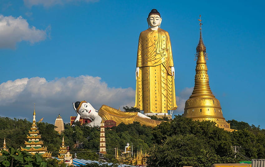: Les 15 plus hautes statues du monde, bouddha du temple du printemps Fond d'écran HD