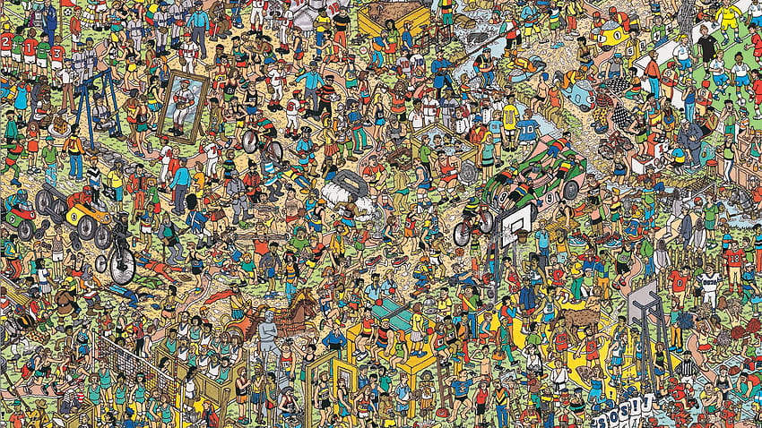 Waldo, Gdzie jest Wally, puzzle, gdzie jest Wally Tapeta HD