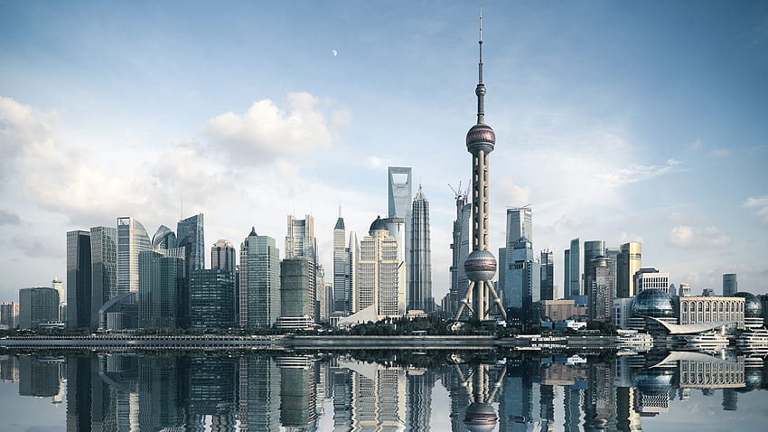 Shanghai China towers Skyscrapers Cities Houses 2560x1440, shanghai tower HD wallpaper