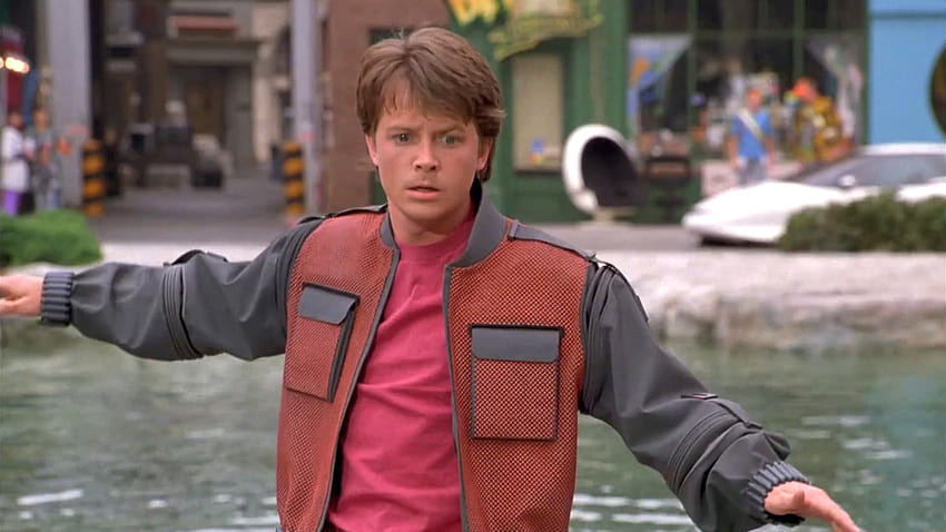 Kurtka przyszłości Marty'ego McFly'a, Marty McFly Michael J Fox Tapeta HD