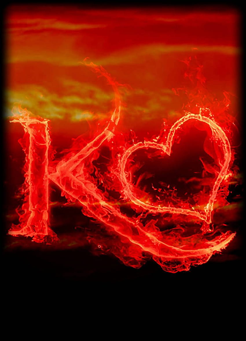 K letter by The_editor_21022, fire k HD phone wallpaper