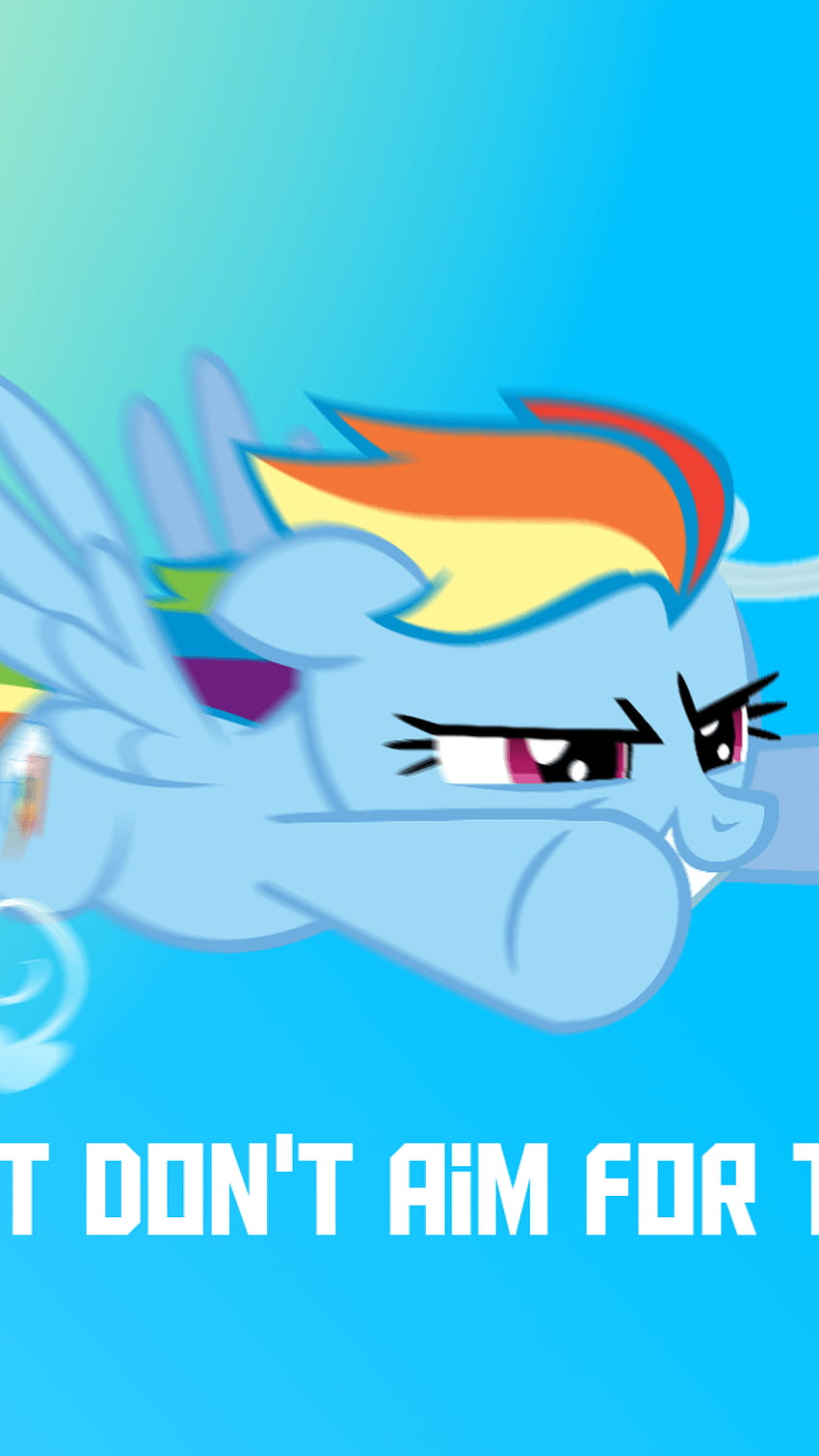Kreskówki Dash Little Friendship MLP to Pony FIM My Magic Rainbow MLP, tęczowa kreska iPhone Tapeta na telefon HD