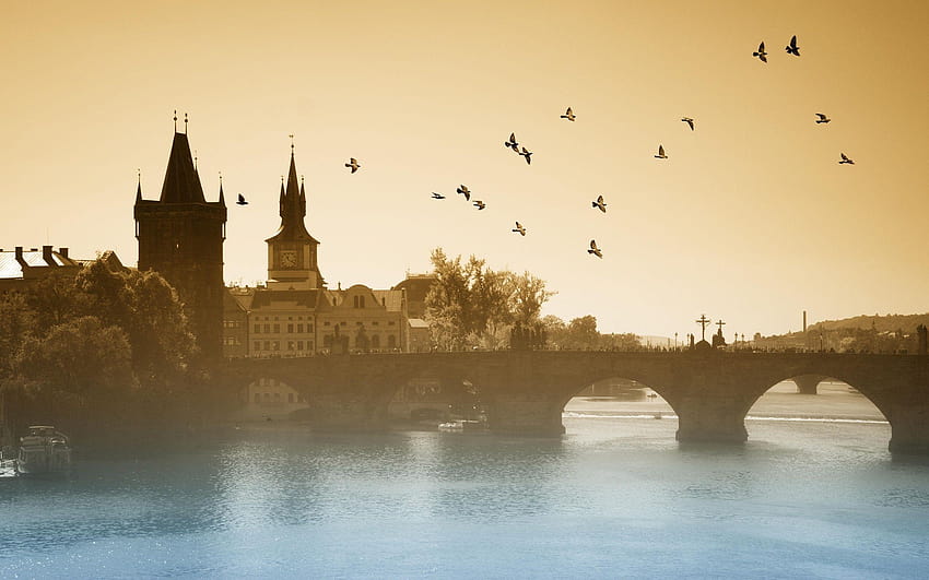 Ciudad de Praga fondo de pantalla