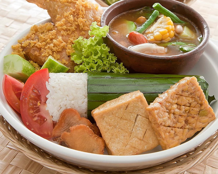Nasi Timbel Indonesian Asian Food Im Backgrounds, indonesian food HD wallpaper