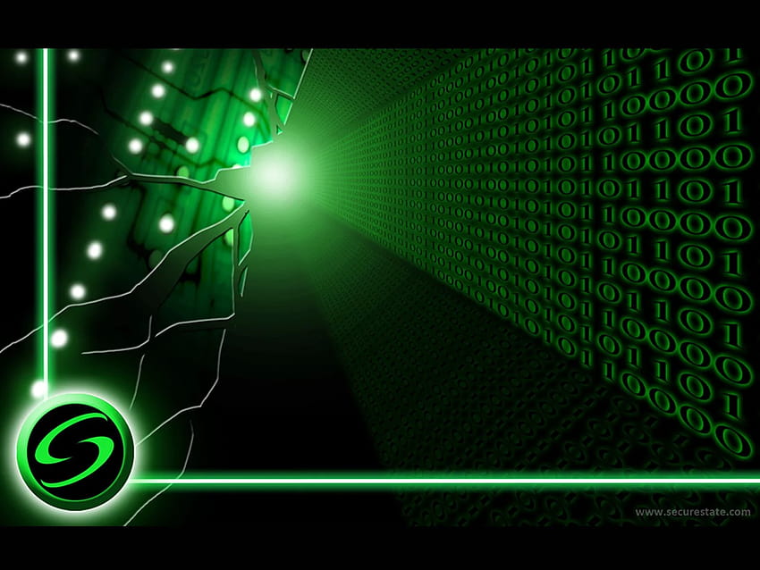 Computer hacker Group, dark green computer HD wallpaper