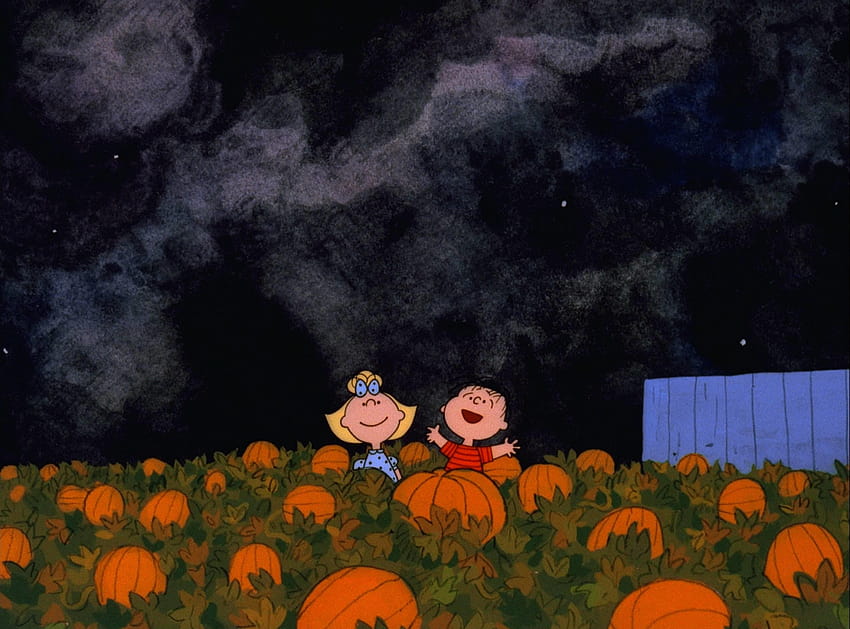 Peanuts Halloween, black and brown aesthetic HD wallpaper