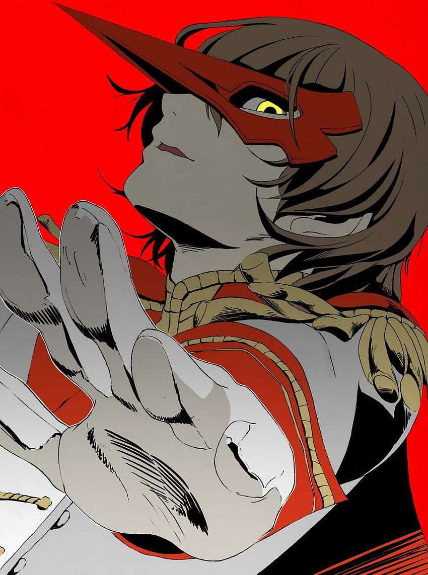 1170x2532px, 1080P Free download | Black Mask Akechi All Out Attack ...